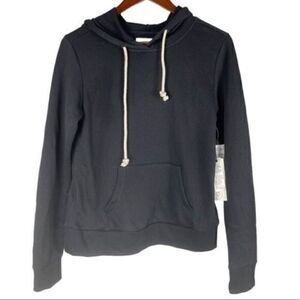 Treasure and Bond Black Hoodie Pullover Sweatshirt Medium NWT